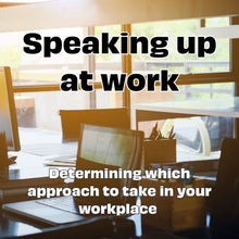  Speaking up at work booklet (FREE digital download)