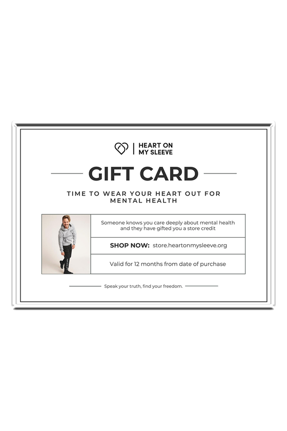 Heart On My Sleeve Store | Digital Gift Card